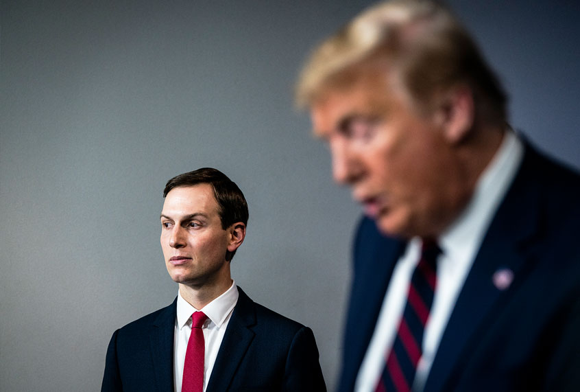 Jared Kushner and President Donald J. Trump (Jabin Botsford/The Washington Post via Getty Images)
